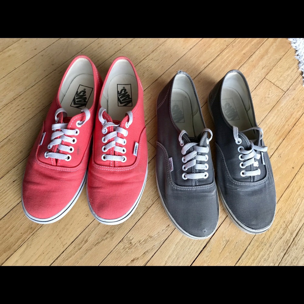 Two pairs Authentic Lo Pro Vans
